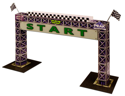 BK 6426 1/64 Slot Car HO "Start Gantry" Photo Real Fits Aurora AFX race tracks