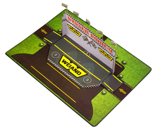 BK 6427 1/64 Slot Car HO "Winners Podium" Photo Real Fits Aurora AFX race tracks