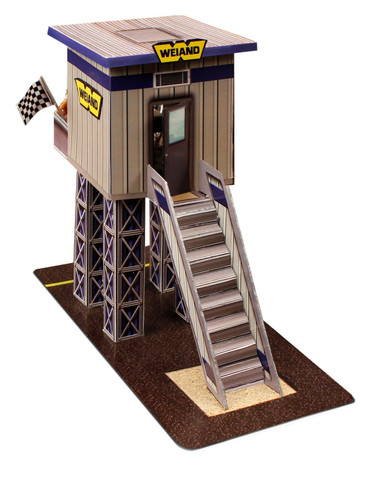 BK 6429 1/64 Slot Car HO "Marshalling Tower" Photo Real Fits Aurora AFX race tracks