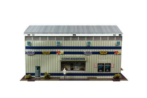 BK 6431 1/64 Slot Car HO "Modern Bleachers" Photo Real Fits Aurora AFX race tracks