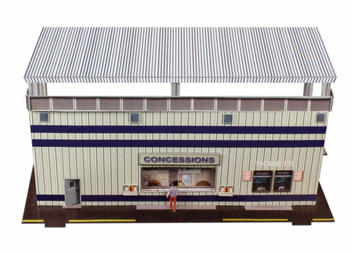 BK 6431 1/64 Slot Car HO "Modern Bleachers" Photo Real Fits Aurora AFX race tracks