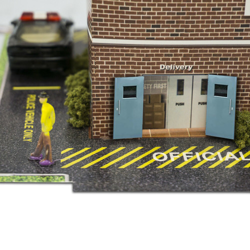 BK 6433 1:64 Scale Slot Car HO Police Station Building Kit