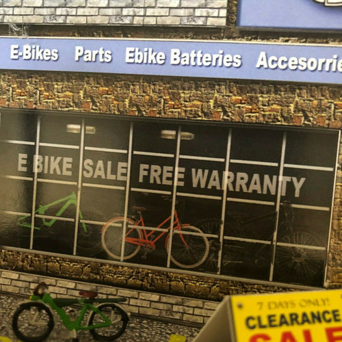 BK 6438 1:64 Scale Duluth Cycle Bicycle Shop Building Kit