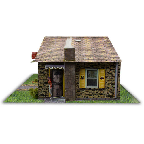 BK 8700 1:87 Scale "Sandstone & Brick Rambler Houses" Photo Real Scale Building Kit