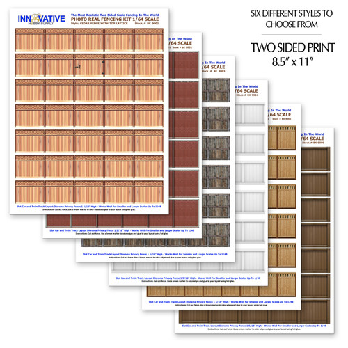 BK 9000 1/64 Scale Photo Real Fence Kits