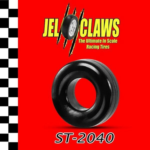 ST 2040 1/64 HO Scale Slot Car Tire for Aurora Dune Buggy Front & Rear, Aurora Hot Rod Rears