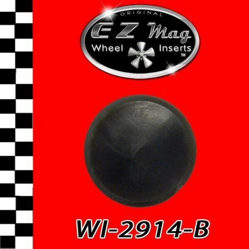 WI-2914-B Black EZ Mag Wheel Inserts "Full Moon" Style