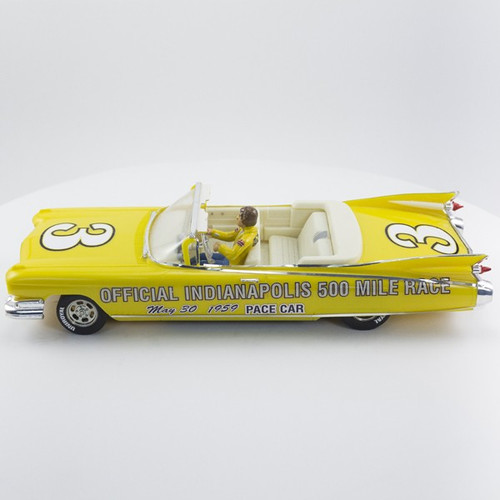 Stock Number: 16150 Yellow 59 Cadillac Concept Indy 500 Pace Car By Tamiya