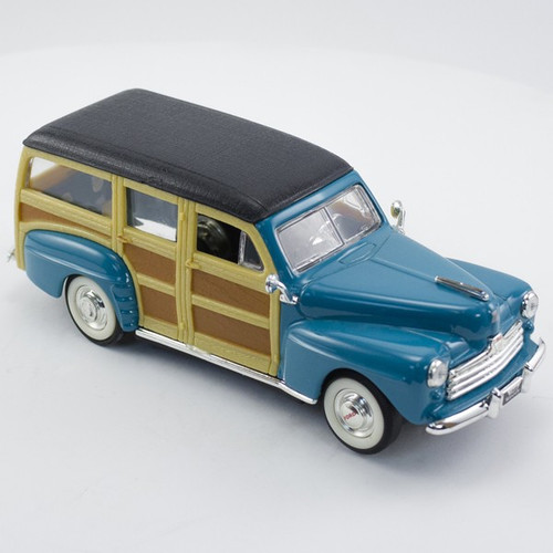 Stock Number: 16151 Teal Diecast Woody Wagon with Carrera Chassis