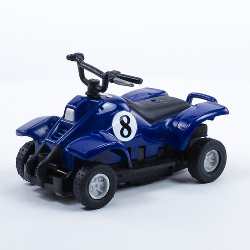 Stock Number: 16205 - Blue Four Wheeler Number 8 Car by Unknown