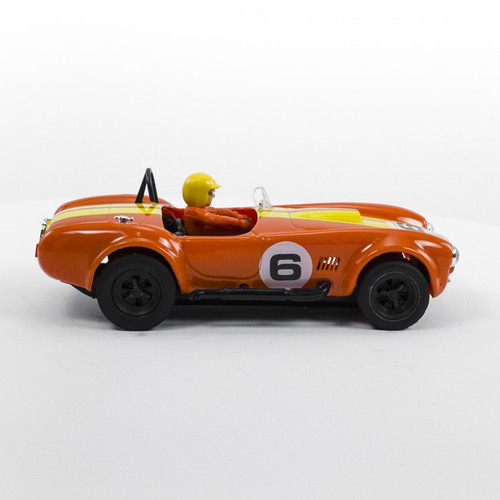 Stock Number: 16230 - Orange Yellow Stripe Number 6 Car by Unknown