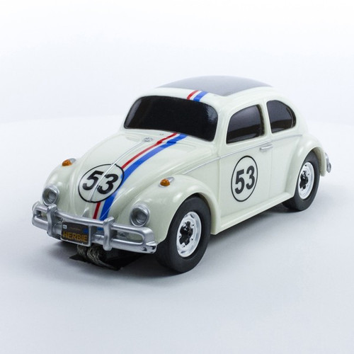 Stock Number: 16243 - White Blue-Red Stripe Number 53 Car by Unknown