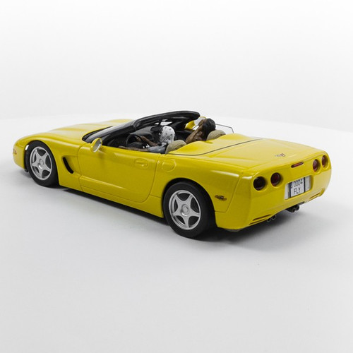 Stock Number: 16250 - Yellow Open Top Car by Unknown