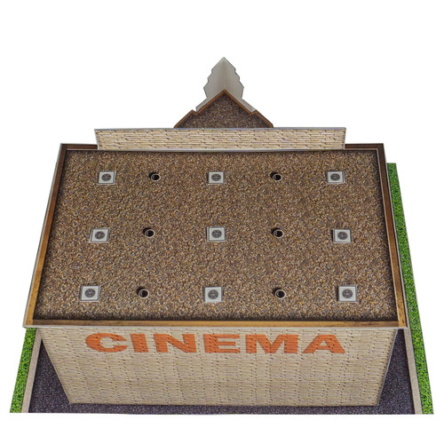 BK 6454 1:64 Scale "Cinema Building" Photo Real Scale Building Kit