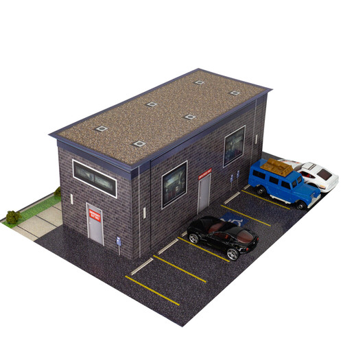 BK 6448 1:64 Scale "Tough Sports Gym" Photo Real Scale Building Kit