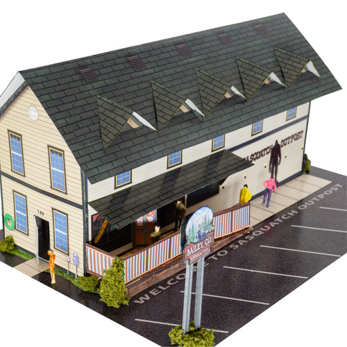BK 6443 1:64 Scale "Sasquatch Outpost" Photo Real Scale Building Kit