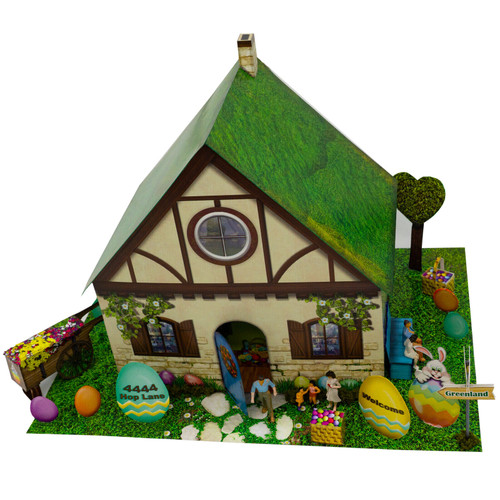 BK 4842 1:48 Scale "Easter Bunny House" Photo Real Scale Building Kit
