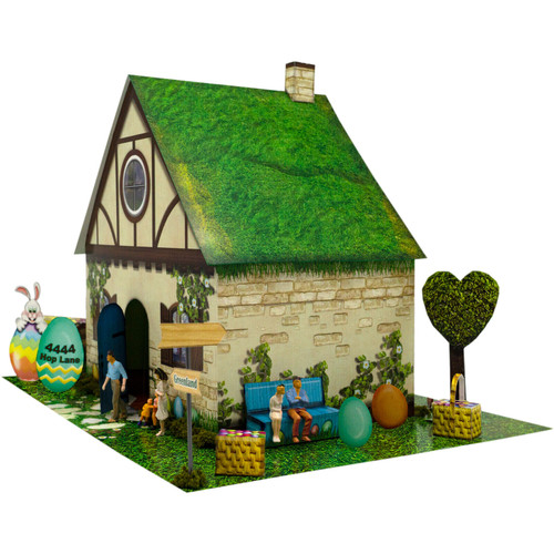 BK 4842 1:48 Scale "Easter Bunny House" Photo Real Scale Building Kit
