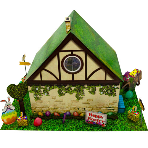 BK 4842 1:48 Scale "Easter Bunny House" Photo Real Scale Building Kit