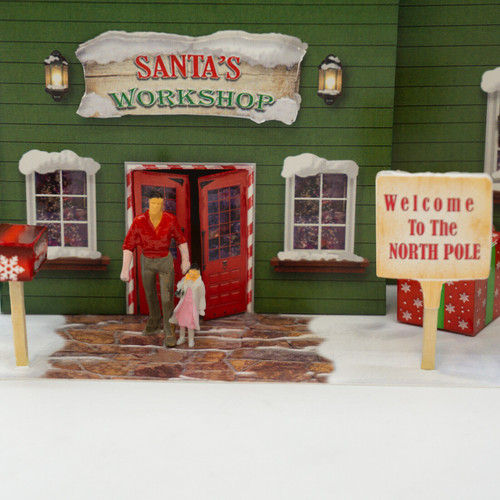 BK 4841 1:48 Scale "Santa's Workshop Christmas Diorama" Photo Real Scale Building Kit