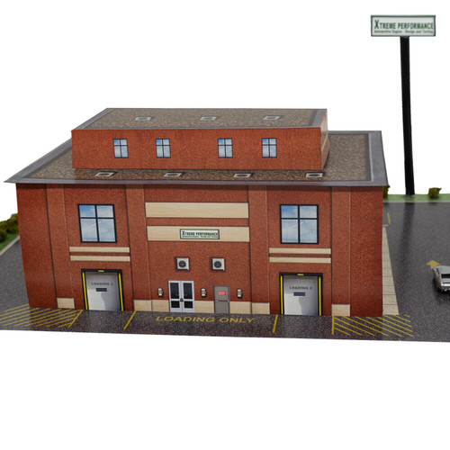 BK 2104 1:220 Scale "Xtreme Performance Building" Photo Real Scale Building Kit