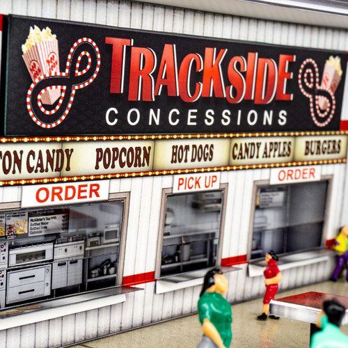 BK 6460 1:64 Scale Trackside Diner Photo Real Scale Building Kit