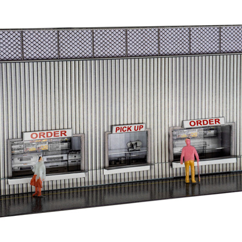 BK 6462 1:64 Scale Bleachers With Crowd Photo Real Scale Building Kit