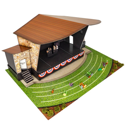 BK 6464 1:64 Scale Outdoor Stage Photo Real Scale Building Kit