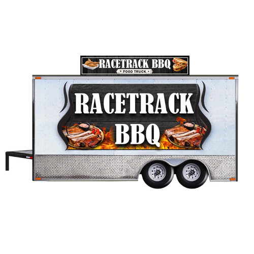 BK 3222 1:32 Scale Food Trucks Photo Real Scale Building Kit