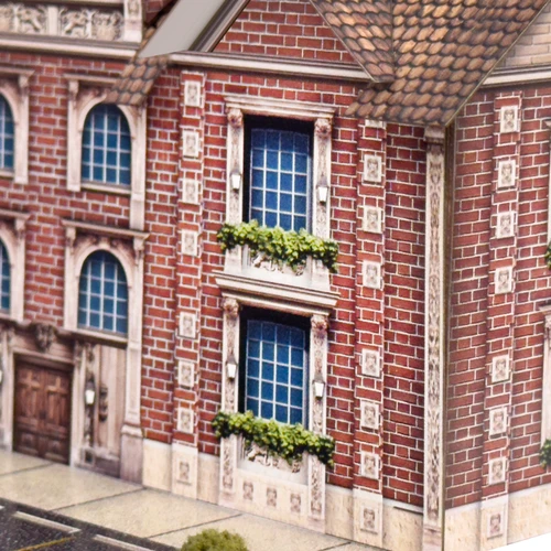 BK 2106 1:160 Scale Train Station Photo Real Scale Building Kit