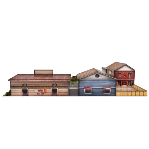 BK 2107 1:160 Scale Starter Small Town Photo Real Scale Building Kit