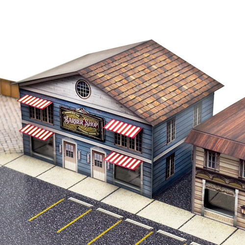 BK 2107 1:160 Scale Starter Small Town Photo Real Scale Building Kit