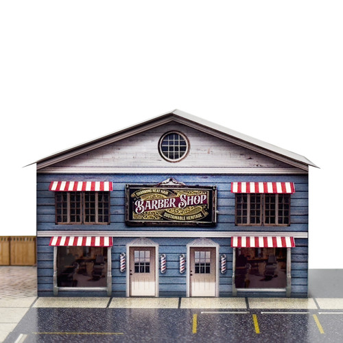 BK 2107 1:160 Scale Starter Small Town Photo Real Scale Building Kit