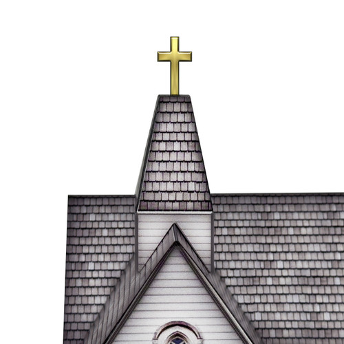 BK 2108 1:160 Scale Church and School Photo Real Scale Building Kit