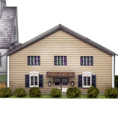 BK 2108 1:160 Scale Church and School Photo Real Scale Building Kit