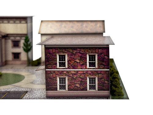 BK 2109 1:160 Scale Bank and Hotel Photo Real Scale Building Kit