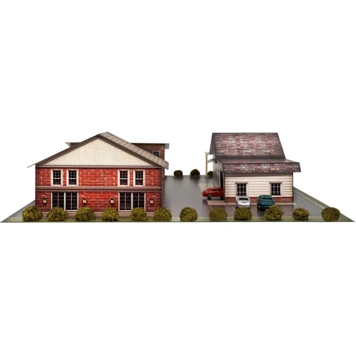 BK 2111 1:160 Scale Gas Station Photo Real Scale Building Kit