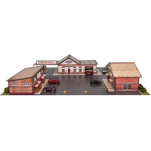 BK 2111 1:160 Scale Gas Station Photo Real Scale Building Kit