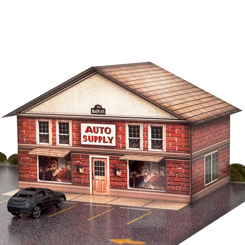 BK 2111 1:160 Scale Gas Station Photo Real Scale Building Kit