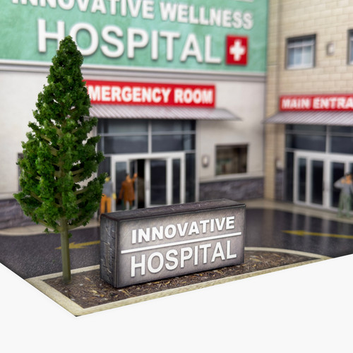 BK 6481 1:64 Scale Hospital