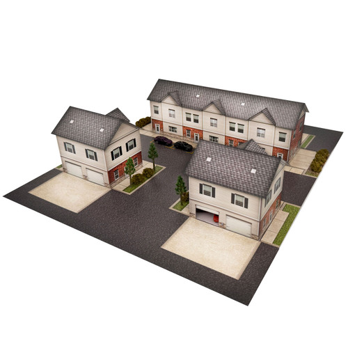BK 2113 1:160 Scale Town House Photo Real Scale Building Kit