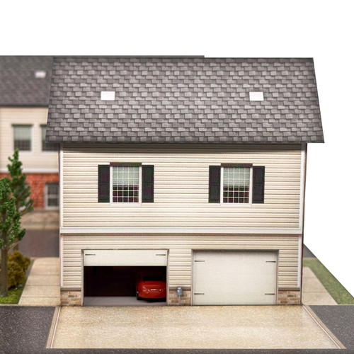 BK 2113 1:160 Scale Town House Photo Real Scale Building Kit