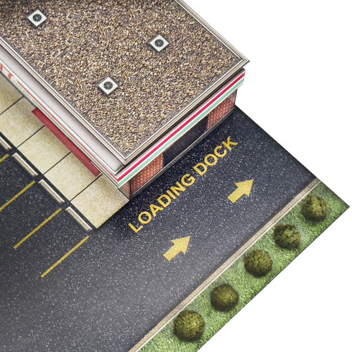 BK 2112 1:160 Scale Convenience Store and Coffee Shop Photo Real Scale Building Kit