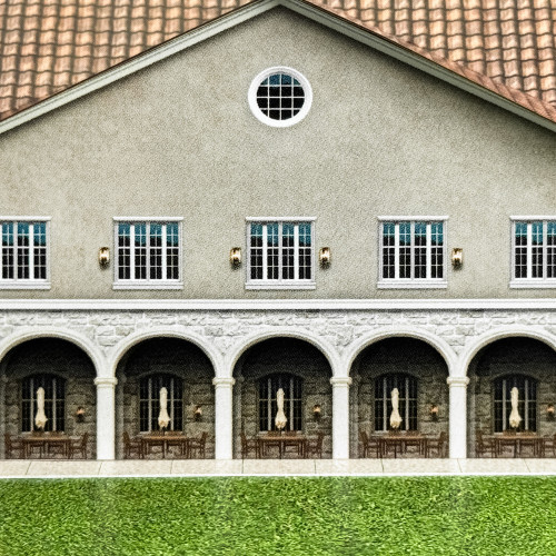 BK 2114 1:160 Scale "Golf Course" Photo Real Scale Building Kit