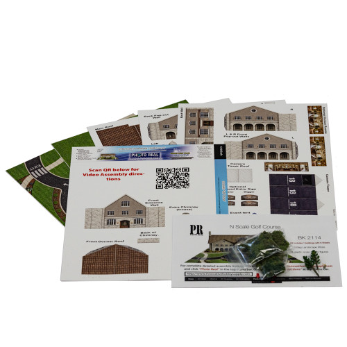 BK 2114 1:160 Scale Golf Course Photo Real Scale Building Kit