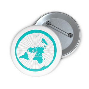 Flat Earth Pin Buttons
