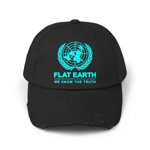 Flat Earth We Know The Truth Unisex Distressed Cap