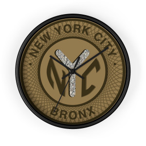 NYC Bronx Token New York City Wall Clock NYC Bronx Token New York City Wall Clock