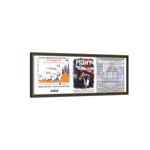 President Trump Assassination Attempt Chart Fight RNC Speech Gallery Canvas Wraps, Horizontal Frame