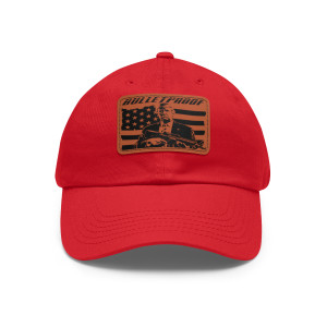 President Donald J Trump Bulletproof Dad Hat with Leather Patch (Rectangle) President Donald J Trump Bulletproof Dad Hat with Leather Patch (Rectangle)
